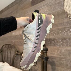 Merrell Off-White Mauve Purple Hiking Sneakers (Worn for 1 Hike!) Offers Welcome